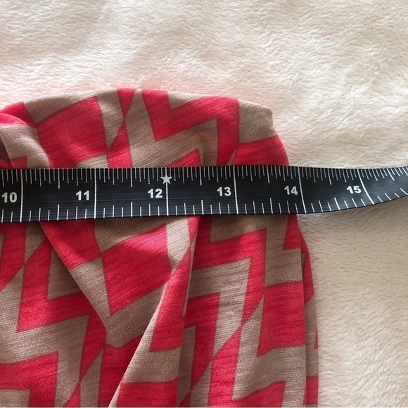 Trixxi. Strapless Maxi Dress. Pink and Tan. Small - Picture 6 of 9